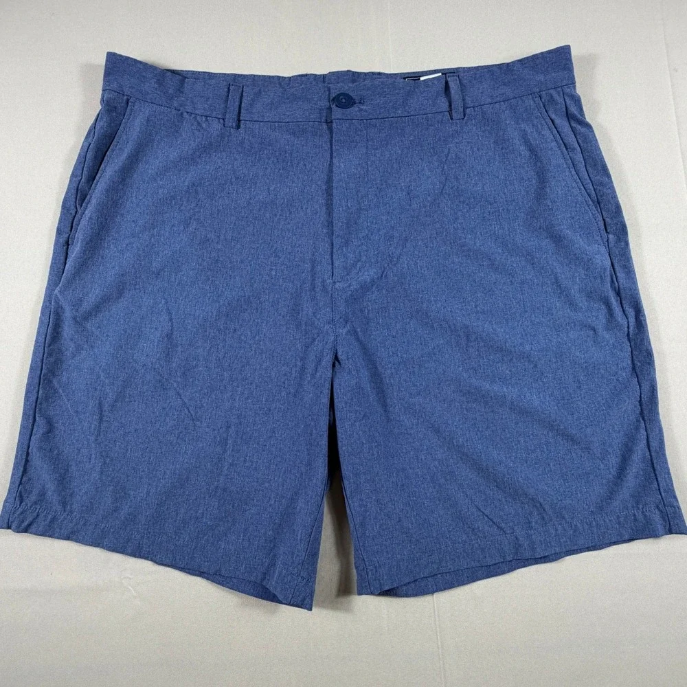 Vineyard Vines Performance Golf Shorts Mens 40 Blue Heather Moisture Wick